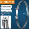 304 Stainless Steel Quick Release Adjustable Hose Clamp