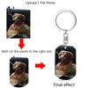 Free Entgraved Dog Tag Double Side Printed Custom Collar Tag Personalized Logo Cat Pet Name Photo Tag Stainless Steel Pet ID Tag