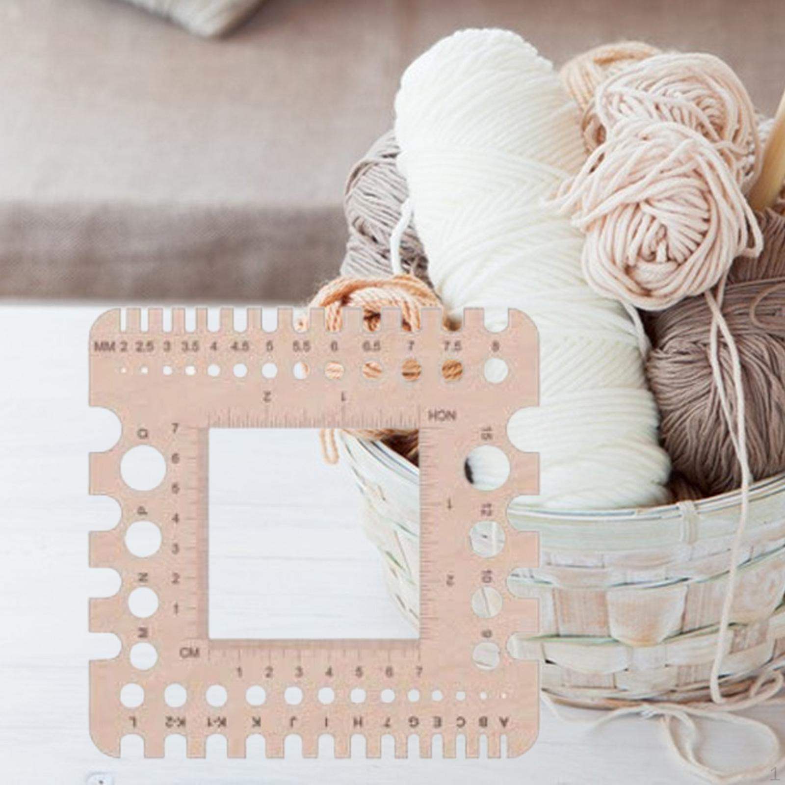 

Лінійки для квілтингу Шпилька для в’язання Портативний багаторазовий прилад для в’язання Побутова лінійка Дерев’яне обплетення style D