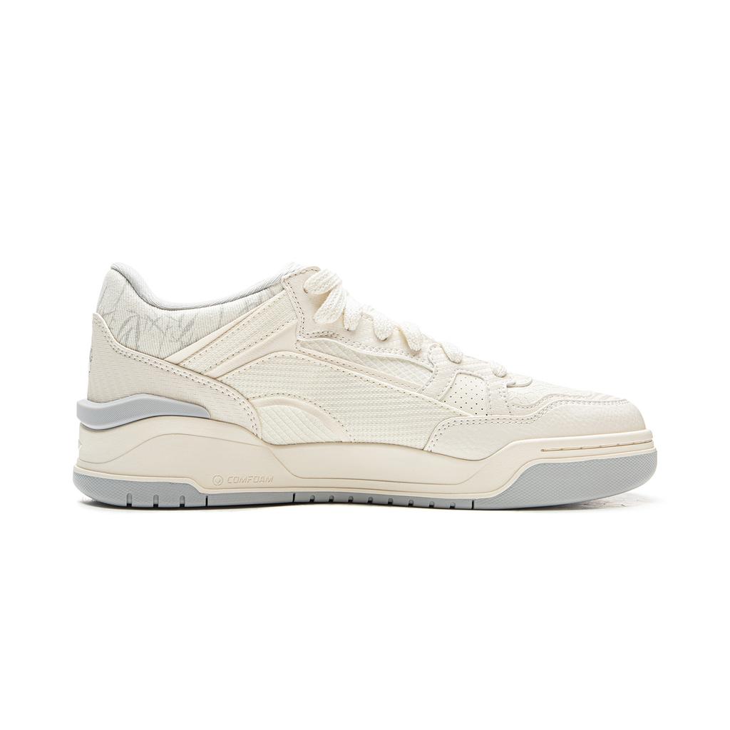 Li Ning Moon White 2MID Textile, Synthetic Leather AGCV331-1