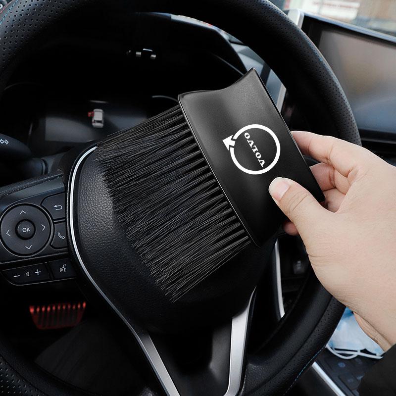 Car Dashboard Air Outlet Cleaner Brush Detailing Clean Tools For Volvo XC90 V90 V60 XC60 V40 S80 S60 S90 C40 XC40 V70 XC70 C30 asc256