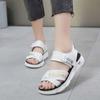 Sports sandals flat-soled fairy wind ins tide 2025 new summer Korean version casual Velcro beach shoes