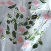 Cotton Shirt Women Embroidery Flowers Woman Blouses V-neck Half Sleeve Lace Blouses Summer Thin Top Female Shirt