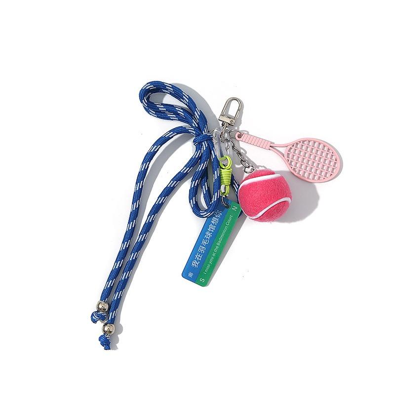 Miu Series Tennis Pendant, Keychain, Backpack Pendant, Sports Match Souvenir, Gym Small Gift Lanyard