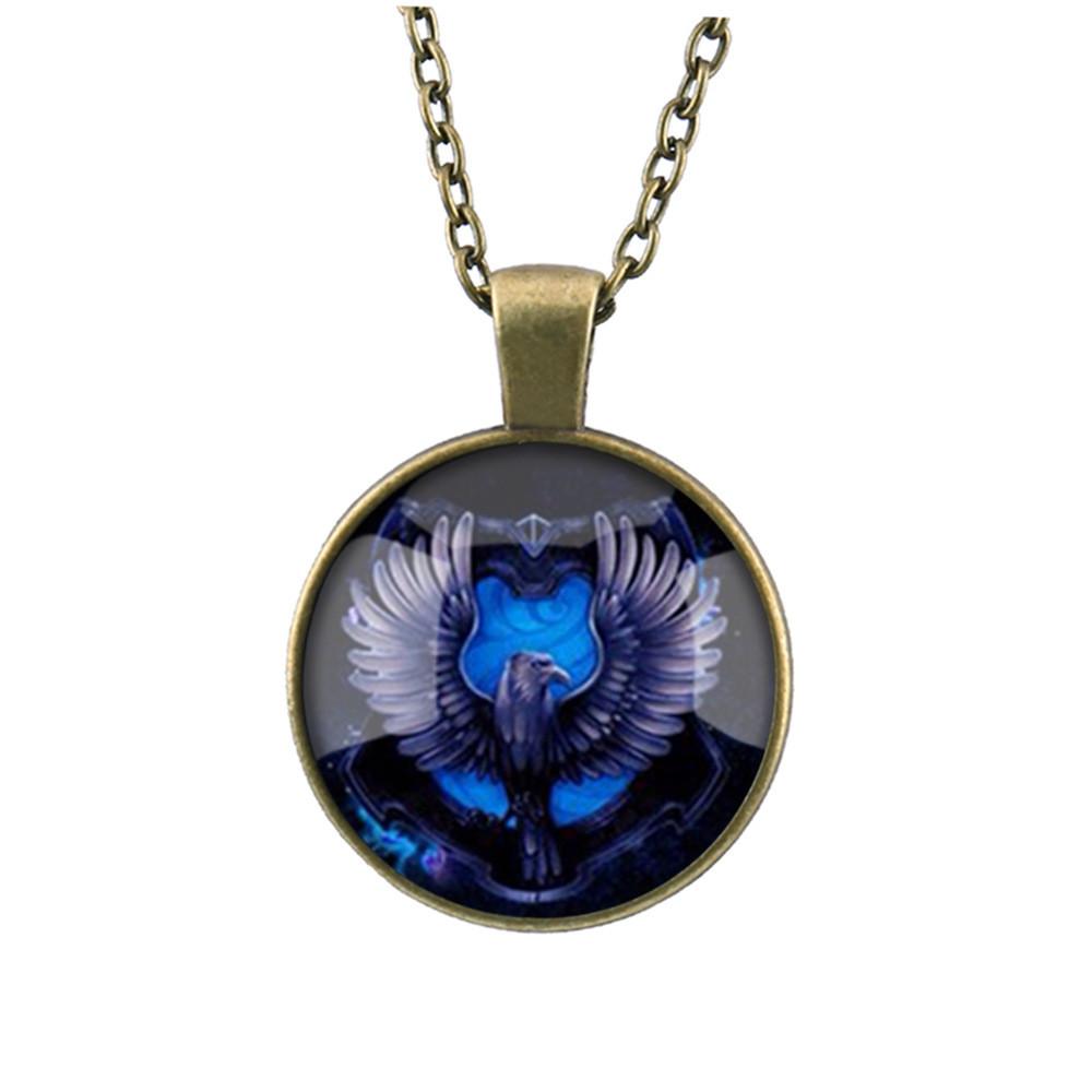 Vintage Harry Potter Gryffindor Schools Badge Pendant Locket Decor Necklace