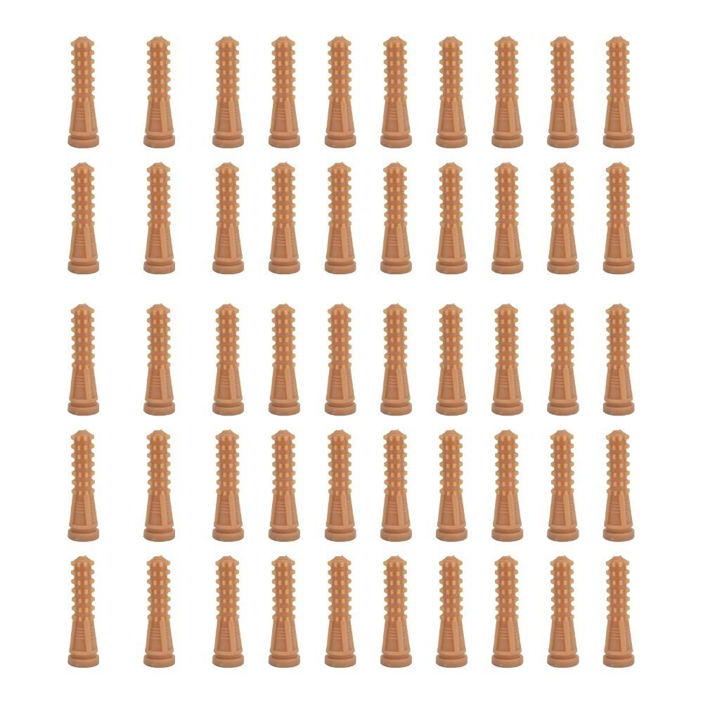 50Pcs Rubber Poultry Hair Removal Stick Yellowish Pink Chicken Plucker Fingers  Chicken Plucking
