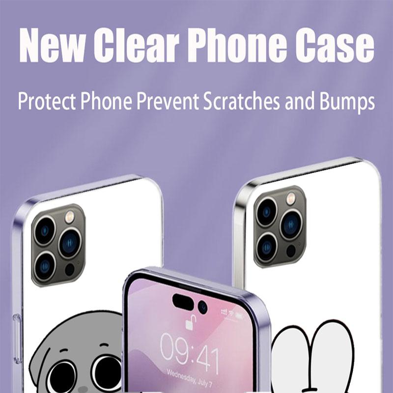 Cute Cartoon K-Kkamang Phone Case For Iphone 17 Air 15 Pro 14 Plus 16 Pro Max 12 13 Mini 11 16E X XS Cover Cute Fundas