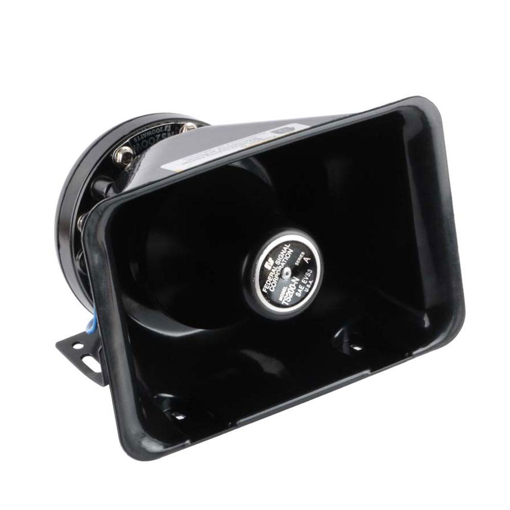 Car Police Siren Speaker 200W 12V 24V Emergency Warning Car Horns Super Loud Alarm Siren Sound Tone Police Fire Horn Loudspeaker 12V