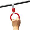 Red Round SubwayTrain Bus Handle Strap Hang Ring