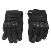 Motorcycle Riding Gloves PU Leather Windproof Waterproof Warm Keeping Breathable Hard Knuckle Gloves Black M