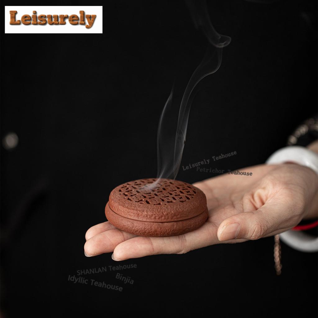 Vintage Wealth-attracting Incense Holder Mist Smoking Steamers Incense Burners Stand for Incense Meditation Censer Bedroom Craft