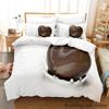 Chocolate Pattern Bedding Set Single Twin Full Queen King Size Anime Duvet Cover for Adult Kid Bedroom