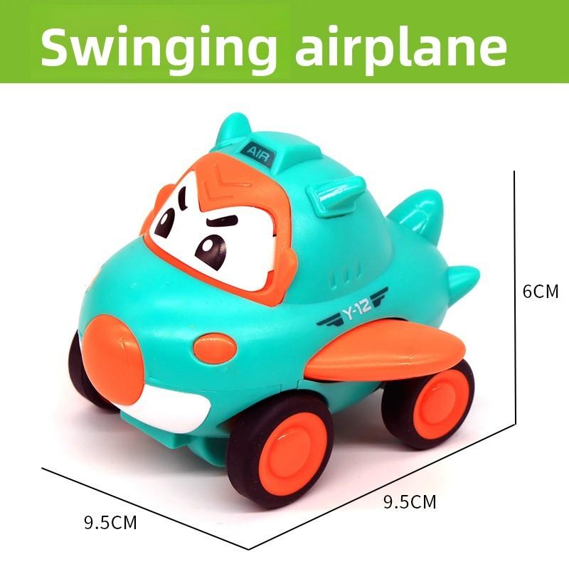 Design Cartoon Ambulance Airplane Train Taxi Model Children Toy For Play Toddler
