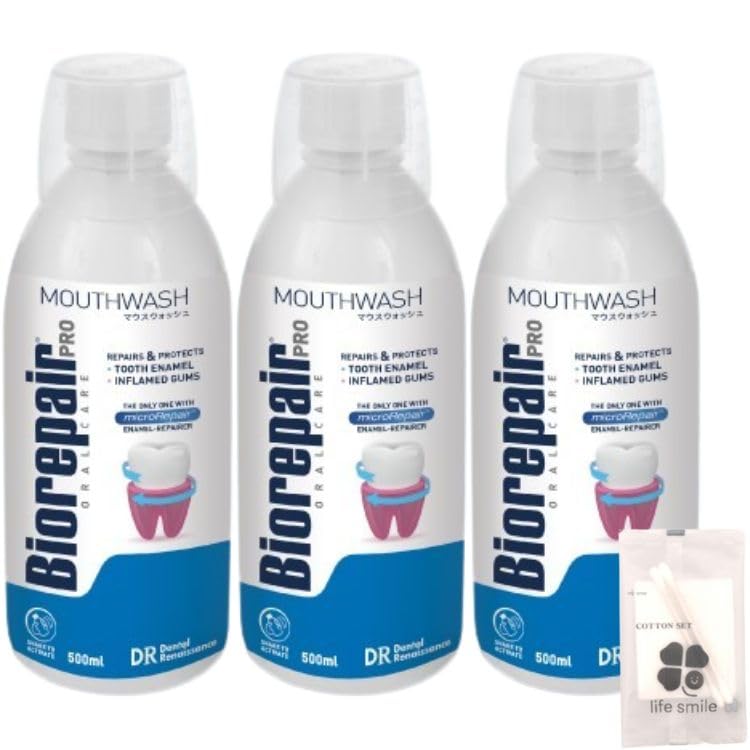 

из Daishin Boeki Bio Repair Pro ополаскиватель для полости рта 500 мл профилактика неприятного запаха изо рта Smile Original Cotton Set [набор 3] [Life Included]
