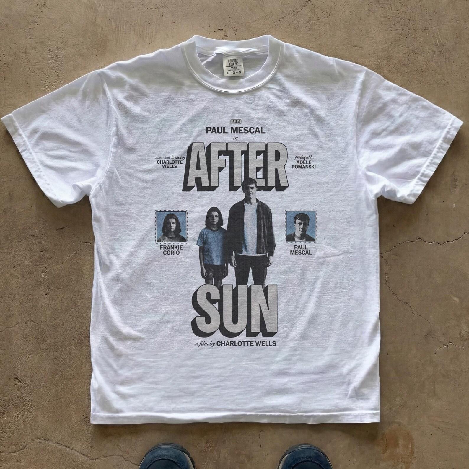Aftersun Movie Vintage Poster T-Shirt | A24 Film Tee L
