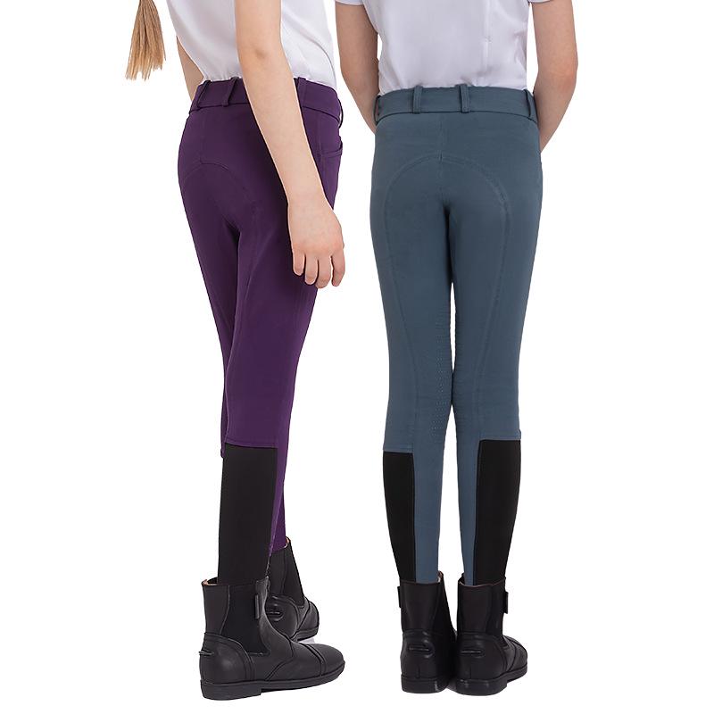 Children's Cross-border Equestrian Riding Breeches with Silicone Grip