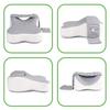 Orthopedic Knee Support Pillow Breathable Washable Cover Memory Foam Thigh Cushion for Resting and Side Sleeping