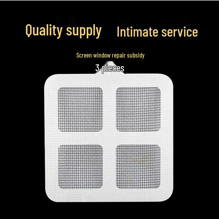 Self-Adhesive DIY Anti-Mosquito Window Screen, Cut-to-Fit Invisible Net with Velcro