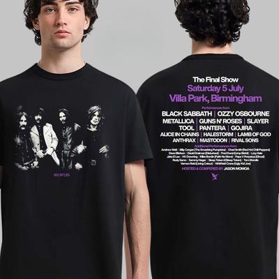 Black Sabbath Graphic Cotton T-shirt Unisex Summer Short Sleeve Fashion Brand Tee Luxury Casual Vintage Retro Tops