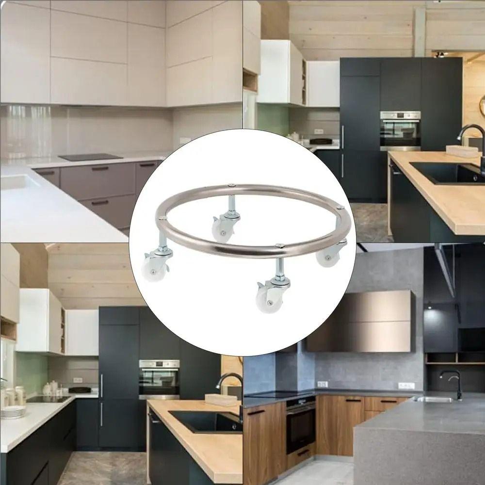 Brake Tank Gas Base Wheel Cylinder Holder Practical Fixed Tank Stand Dolly  Kitchen