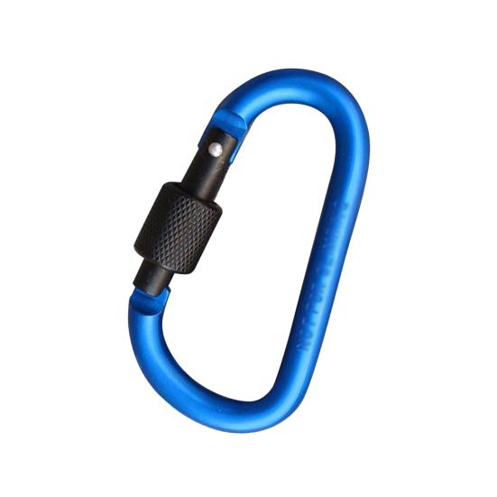 Aluminum Alloy Carabiner D-Ring Shape Key Chain Clip Hook Camping Outdoor Buckle
