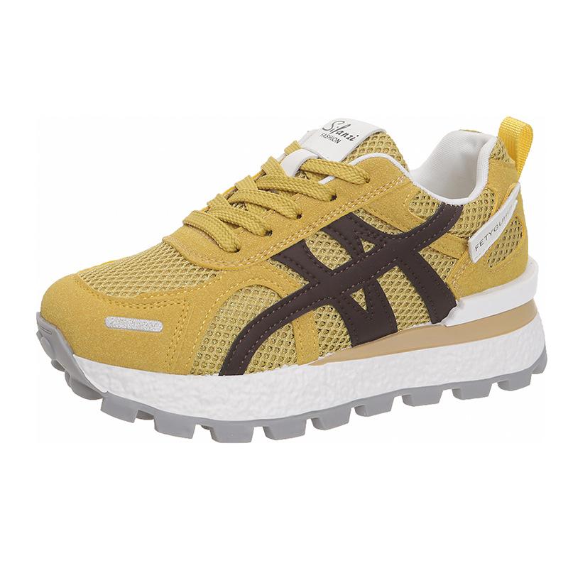 Internet Celebrities with the Same Korean Version of Forrest Gump Shoes Women's Tide 2025 Spring Heightening New Versatile Niche Explosion Sports and