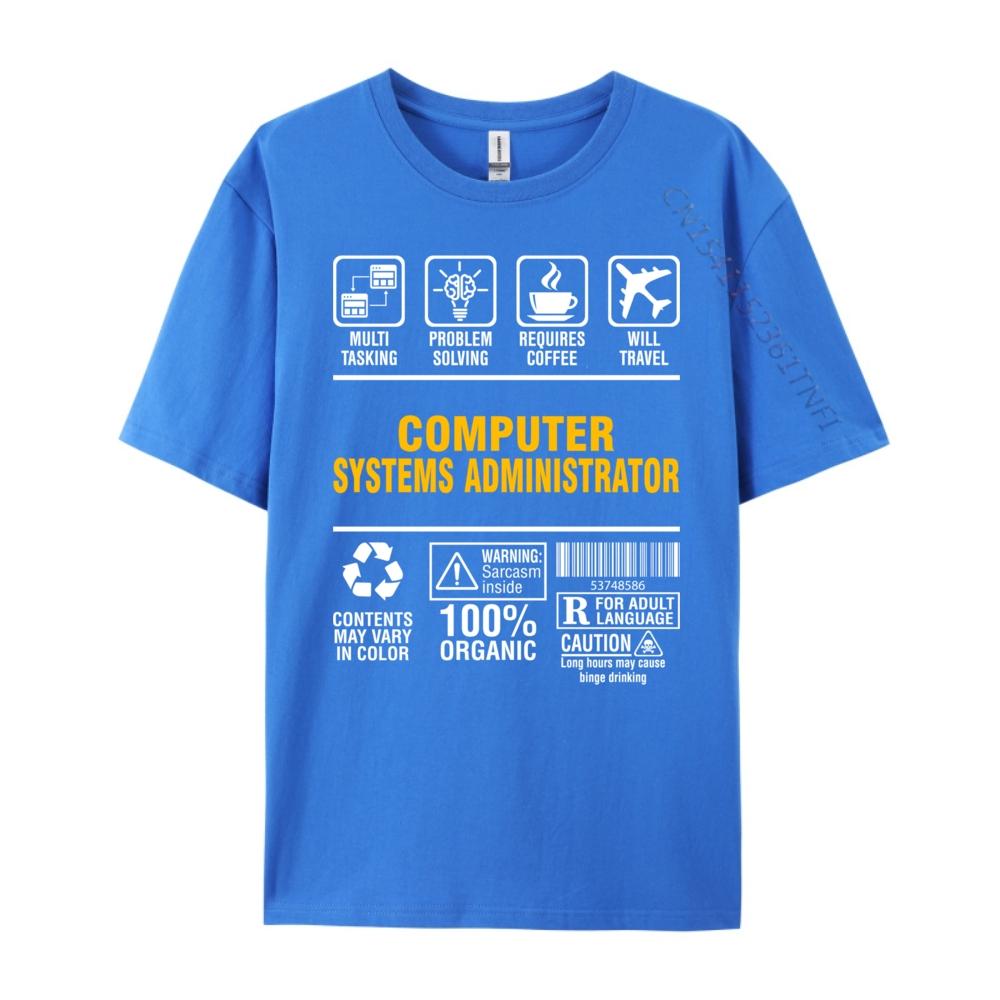 Multitasking Coffee Lover Computer Systems Administrator Luxury T Shirt Unisex High Quality Youth Streetwear Unisex Gothic Style