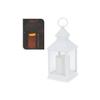 Lanterne À Bougie Led - GENERIQUE - 10.5x10.5x23cm - Blanc - Décoratif - Mixte