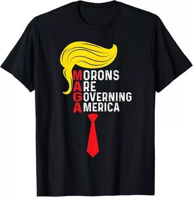 Morons Are Governing America Anti Trump Vintage T-Shirt