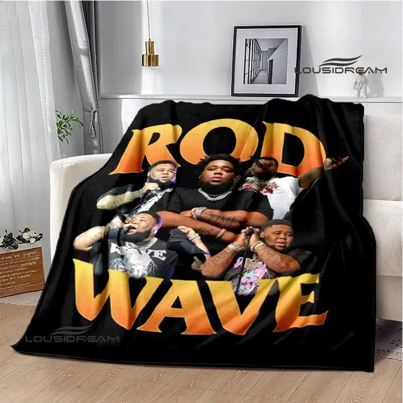 Rapper rod wave printed blanket Warm Flannel Blankets Soft and Comfortable blanket Home Travel Blanket bed linings Birthday Gift