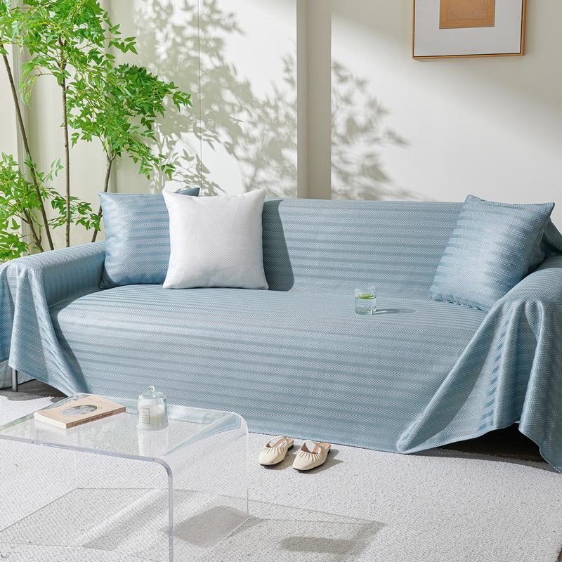 Ice Silk Sofa Towel Sofa Cover Summer Sofa Cushion Summer Seat Cushions Summer Mat Anti-Slip Cover Cloth