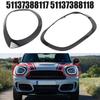 Black Headlight Trim for Mini Cooper F60 F61 2017 2023 OEM 51137388118
