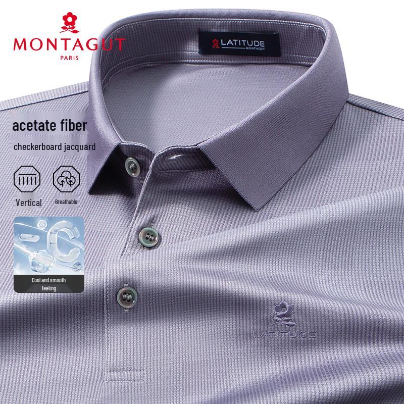 MONTAGUT Men s Cooling Breathable Short Sleeve Polo Shirt 54