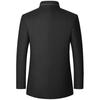 Wool Blend Coat Men Winter Fashion Wild Overcoat Male Thicken Keep Warm Jackets Trench Outerwear Wool Coat Stand Collar