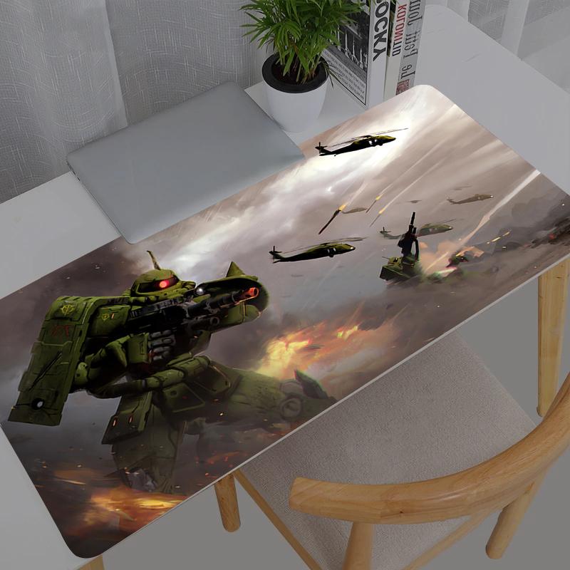 Extra Large Gaming Mouse Pad Computer Mobile Suit Gundam Gamer Laptop Keyboard Carpet Mouse Mat NonSlip Rubber Table Rug