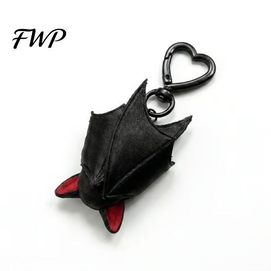 Portachiavi Pipistrello Gotico Peluche Nero Portachiavi Trasformabile Ciondolo Portachiavi Morbido Zaino Borsa Portamonete Ciondolo Regalo di Halloween per Amanti Leggero