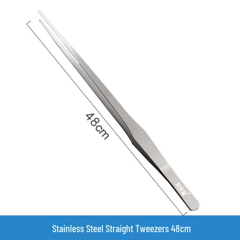 Longxiang Palace Aquarium Landscaping Set: Stainless Steel Tweezers, Feeding Tongs, and Wave Scissors for Aquatic Plants in Fish Tanks