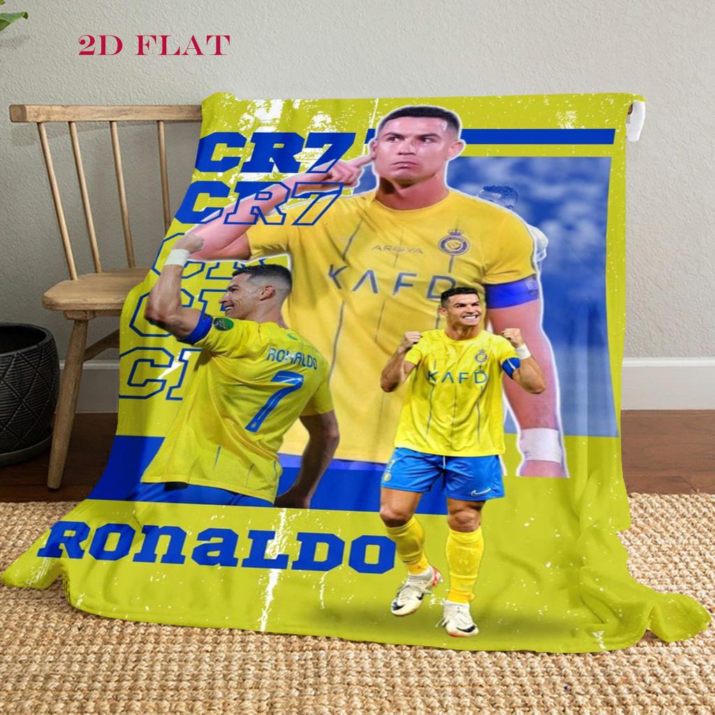 Ronaldo's Triumph blanket Camping trip Home Decor Nap Blanket Digital printing sheet