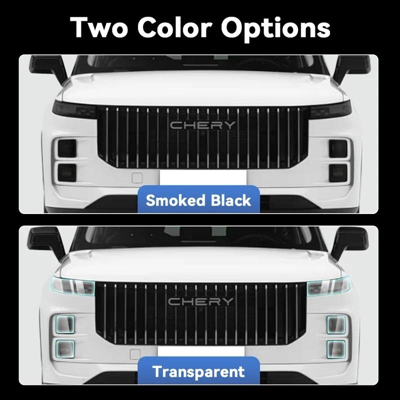 For JAECOO 7 J7 2026 Car Headlight Protective Film TPU Pre Cut Anti-Scratch Headlight Vinyl Film Accessories