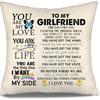 To My Bonus Daughter Gift Ideas Throw Pillow Covers for Bonus Daughter from Bonus Mom Bonus Dad Birthday Graduation Thanksgiving