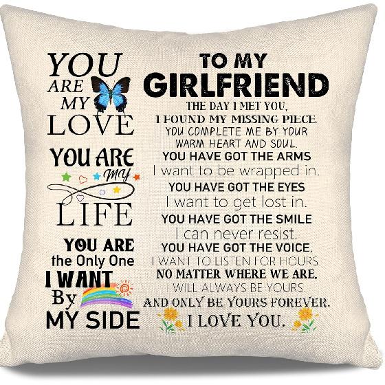 To My Bonus Daughter Gift Ideas Throw Pillow Covers for Bonus Daughter from Bonus Mom Bonus Dad Birthday Graduation Thanksgiving