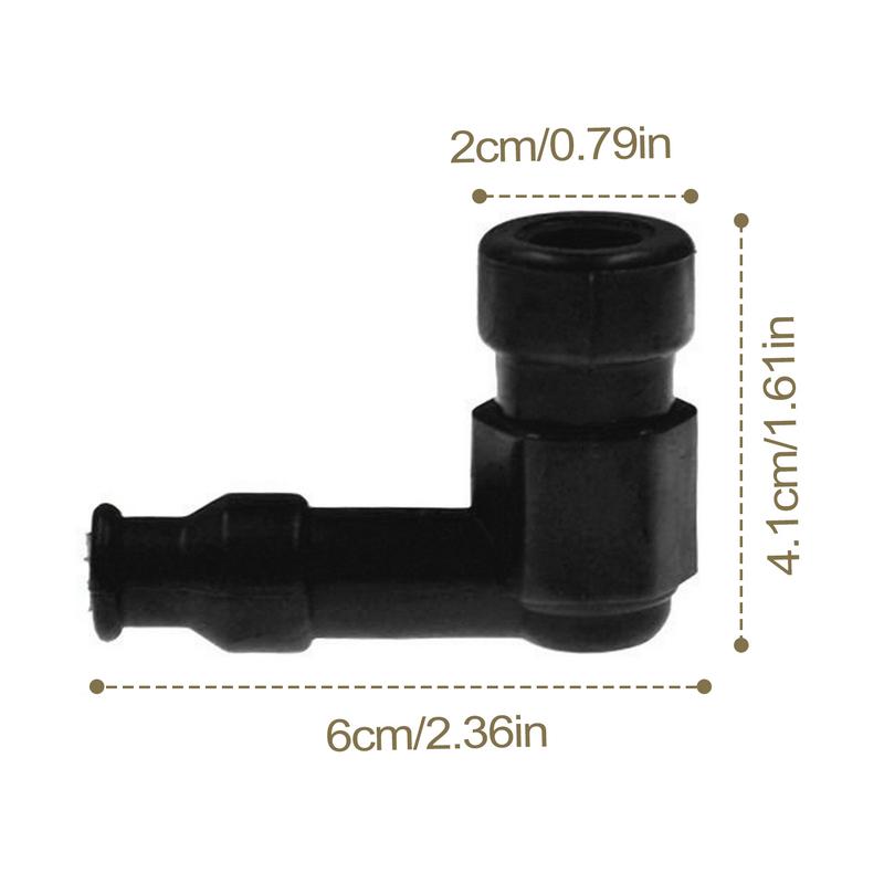Spark Plug Boot For Motorcycle Waterproof Engines Spark Plug Boot Non Resistor Multicolor Dust-Proof Replacement Part For Motor