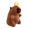 Translator Capybara Family Plush Small Animal Kapibala Cute Doll Bag Keychain Plush Doll