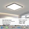 Ultra-Thin Minimalist High-Brightness Modern Ceiling Light Set with Anti-Blue Light for Bedroom and Guest Room