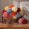 Reusable Hydrangea Artificial Flowers Bouquet Realistic Look Faux Flower Silk Flower  Home Ornament