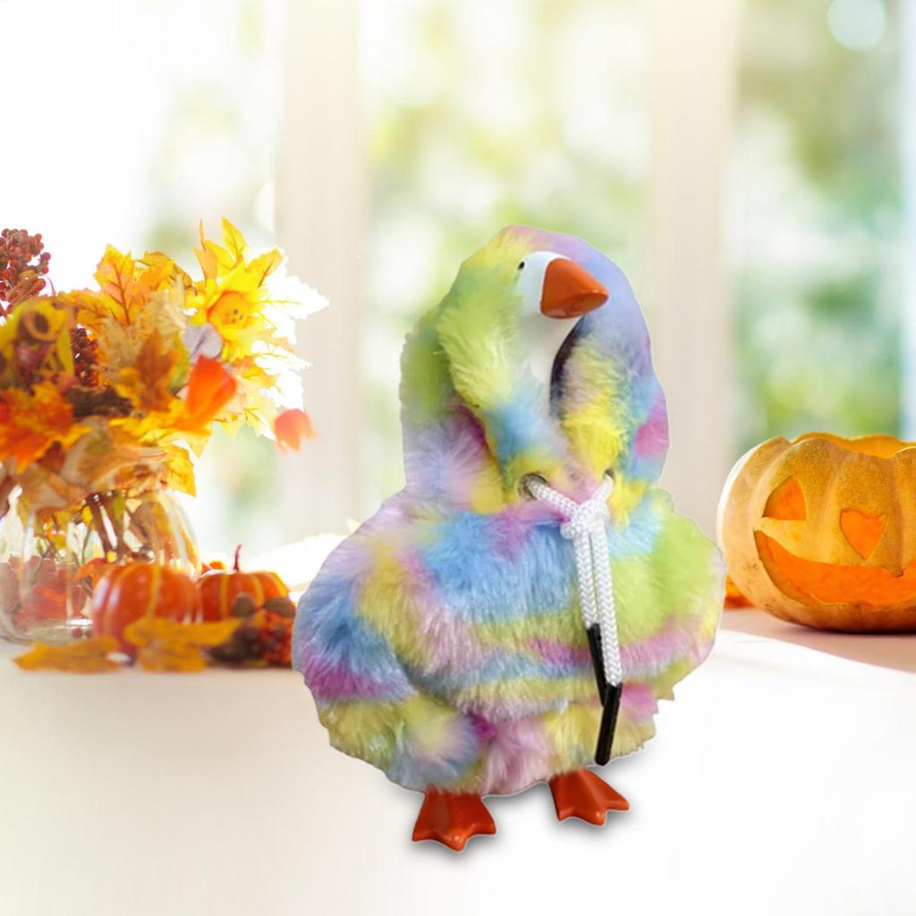 Desk Duck Outfits Colorful Table Duck Outfits Shirt Colorful 7Inch Clothing For Indoor Fall Christmas Halloween Decoration