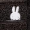 Hapitas Miffy Boa Tote Bag 6085, Large, B299, Black