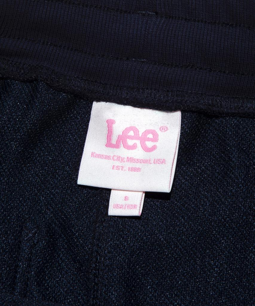 Lee Typo Sweat Long Skirt Navy