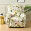 Printed Elastic Recliner Sofa Cover Soft Stretch Single Sofa Covers for Living Room Pets Kid Split Functional Lounger Chair Case