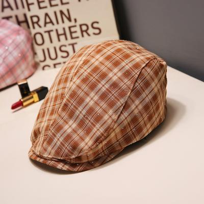Retro Solid Color Simple Forward Hat Spring and Summer Casual Versatile Face Small Painter Hat Couple Beret